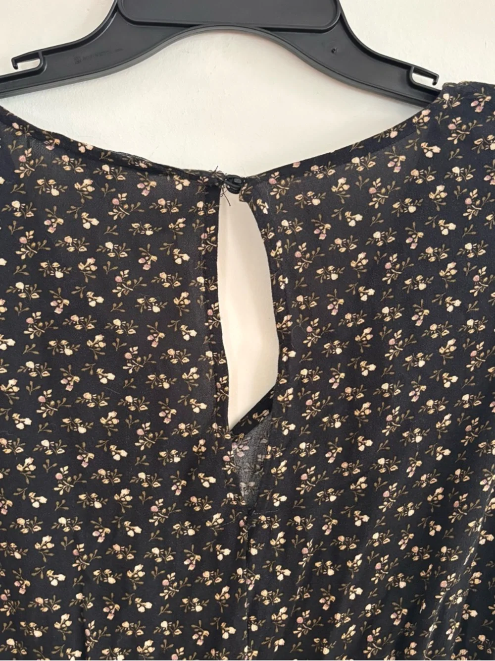 American Eagle Floral Romper Small Boho Long Sleeve